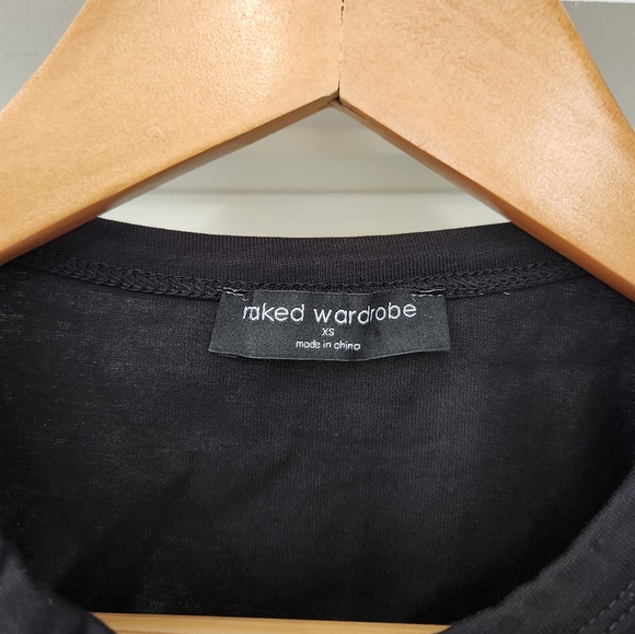 Naked Wardrobe Black Crop Top Size XS - Picture 5 of 8